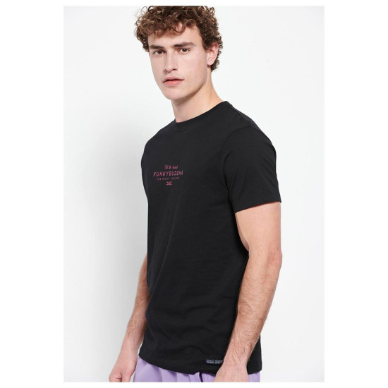 Funky Buddha Ανδρική κοντομάνικη μπλούζα